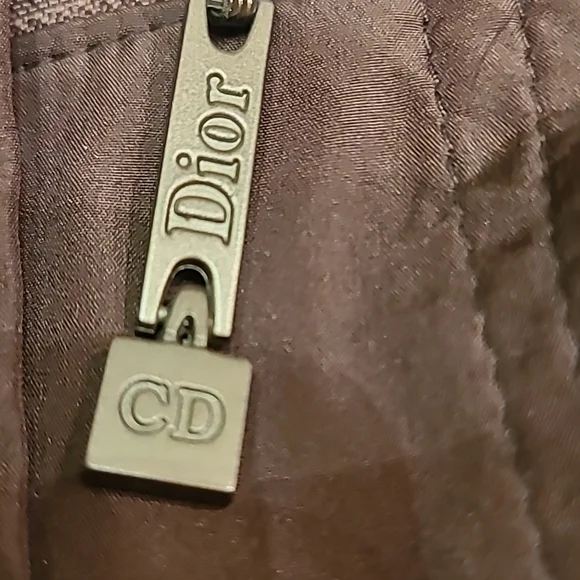 Christian Dior Vintage Winter Jacket in Chestnut Brown with Fur Trim size 40 / 8 - Picture 14 of 15